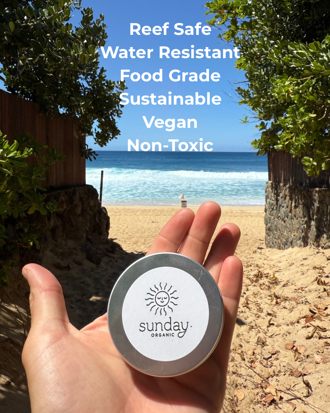 Organic Mineral Surf Paste – Vegan, Reef-Safe, Water-Resistant for Surfers - Bundle Pack: (Tan + Light tan)