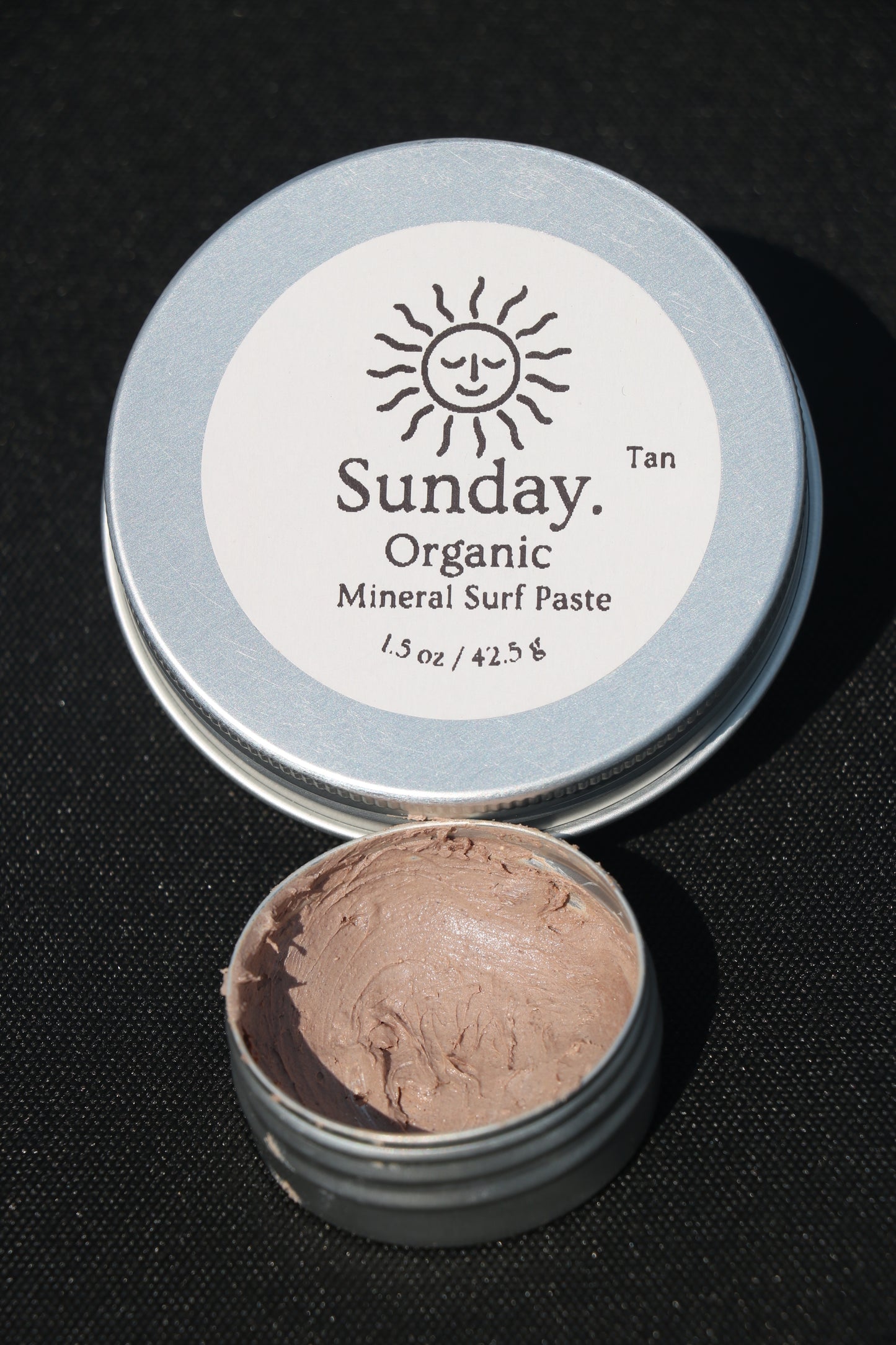 Organic Mineral Surf Paste – Vegan, Reef-Safe, Water-Resistant for Surfers (Tan)